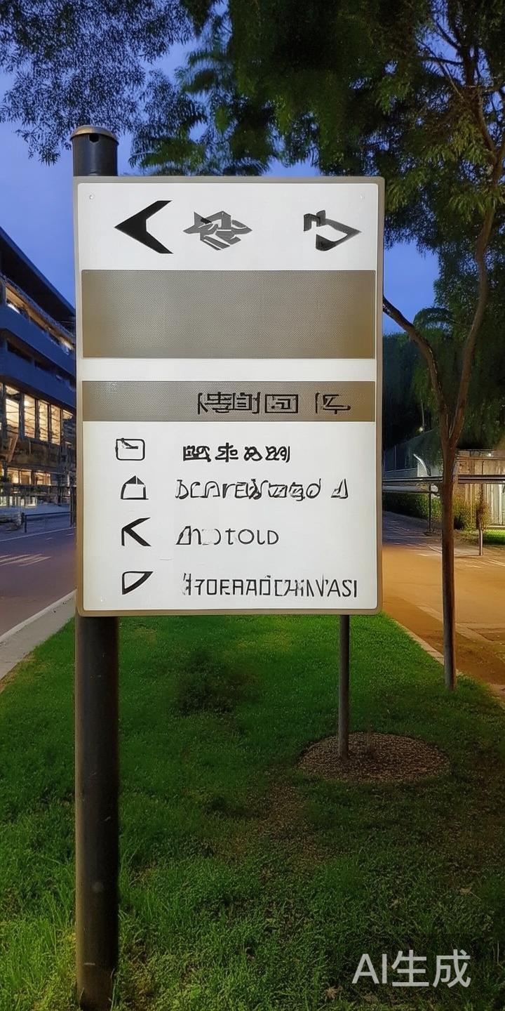 抵达附近后，为避免迷路，可以利用路标或人行指示牌确