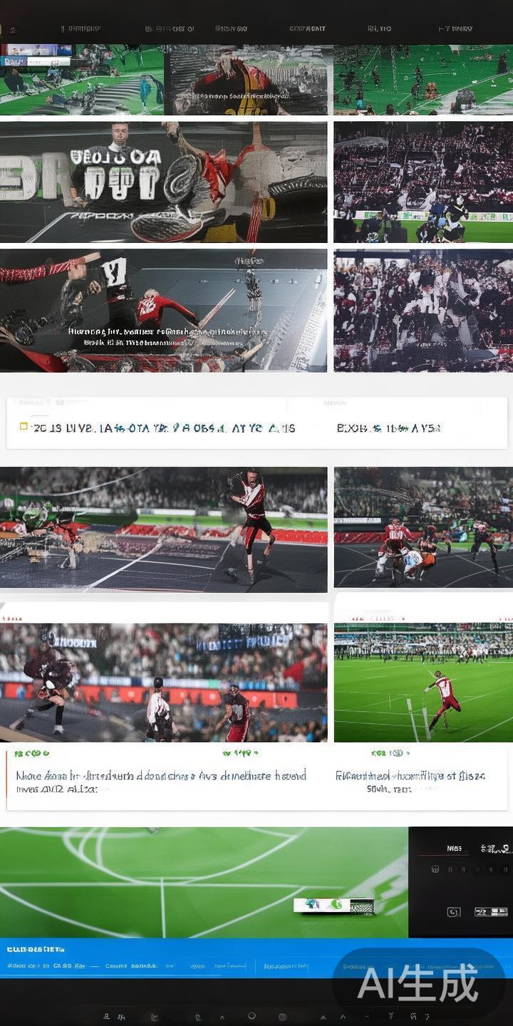 丰富的内容资源整合：导航不仅链接到体育新闻页面，还